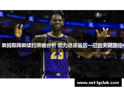 詹姆斯降薪续约策略分析 助力追逐最后一冠的关键路径