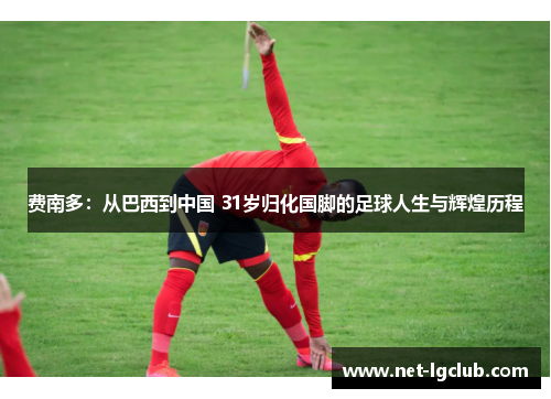 费南多：从巴西到中国 31岁归化国脚的足球人生与辉煌历程