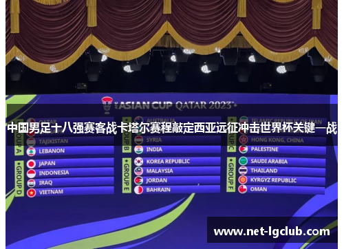 中国男足十八强赛客战卡塔尔赛程敲定西亚远征冲击世界杯关键一战